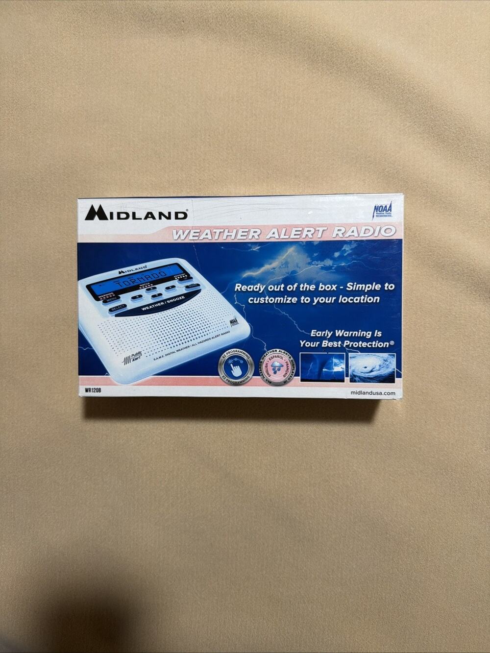 Midland WR120B Programmable NOAA Weather Alert Emergency Radio